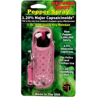 Pepper Shot 1.2% MC 1/2 oz Halo Rhinestone Holster Pink
