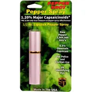 Pepper Shot 1.2% MC 1/2 oz lipstick pepper spray pink