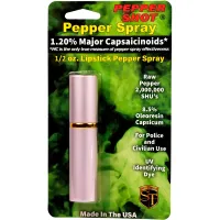 Pepper Shot 1.2% MC 1/2 oz lipstick pepper spray pink