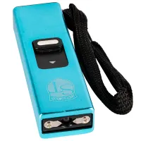 Slider 40 million volt stun gun flashlight 4.9 milliamps Blue