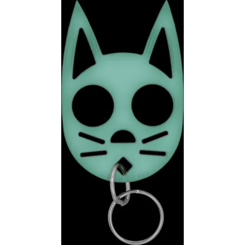 Cat Strike Self-Defense Keychain Glow in Dark