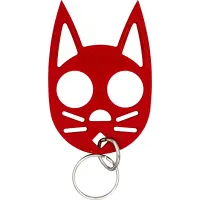 Cat Strike Self-Defense Keychain Red