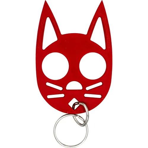 Cat Strike Self-Defense Keychain Red