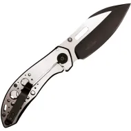 Assisted Open Folding Pocket Knife with Black Trim