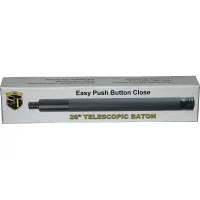 26” Rubber Handle Push Button Baton