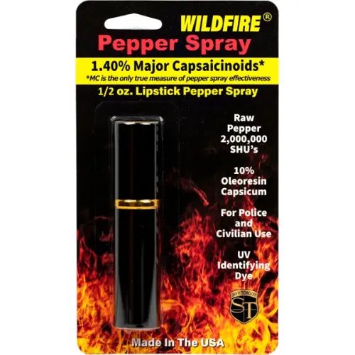 WildFire 1.4% MC Lipstick Pepper Spray Black 
